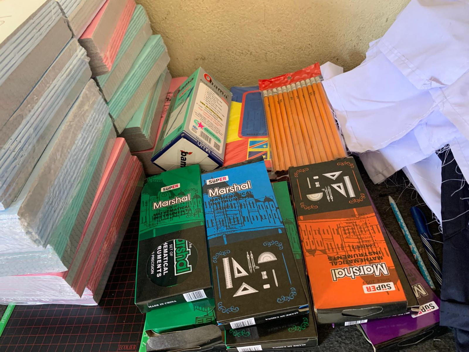 School supplies for orphaned children