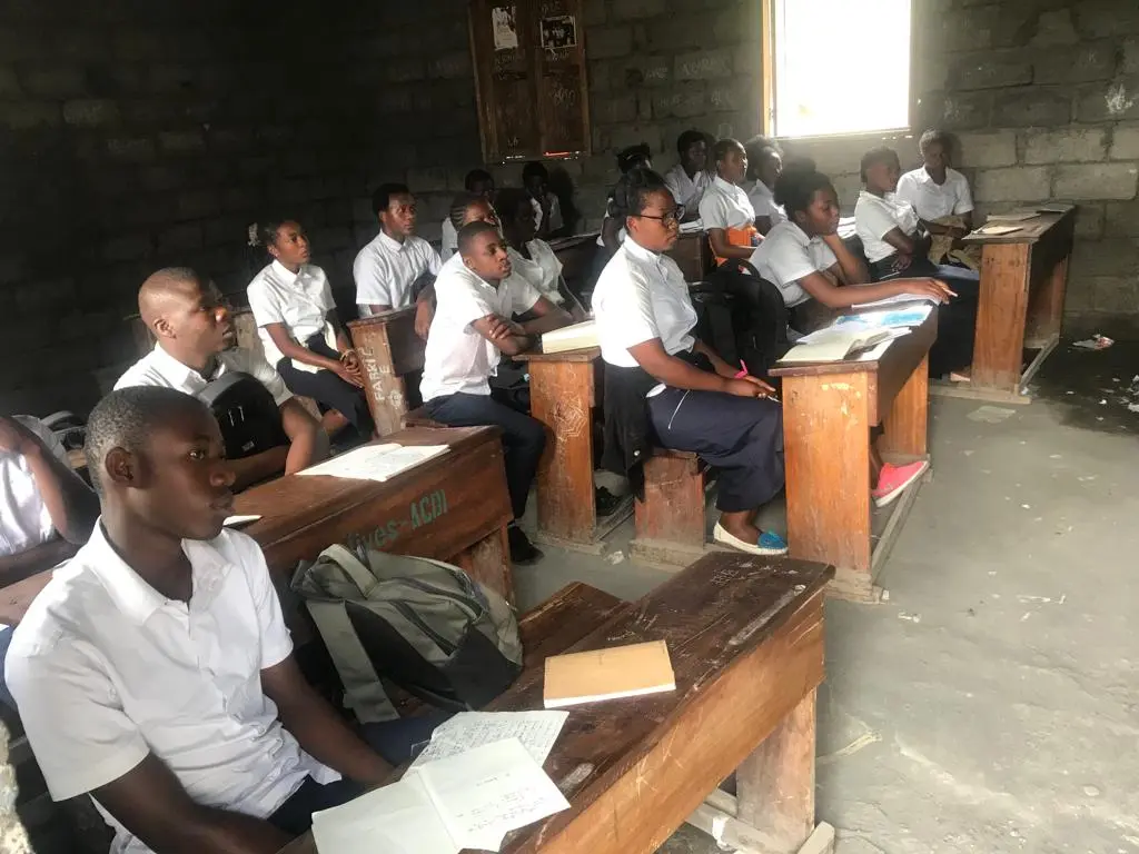 Students in classroom